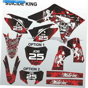 Graphics decal kit Honda CRF 450RL 450L 2019-2022 Suicide King MotocrossfJ[ZbgMXOtBbNLbg HONDA CRF 450RL 450L 2019-2022 SUICIDE KING motocross decals set MX graphics kit