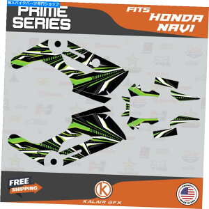 Graphics decal kit z_Eir̃OtBbNLbgi2016-2022jvCO[ Graphics Kit for HONDA NAVI (2016-2022) PRIME-green
