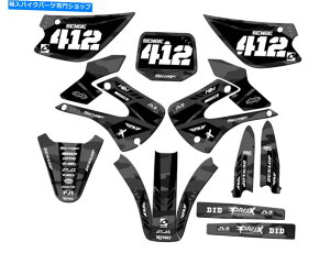 Graphics decal kit 2001-2013 W/ UFO�t�F���_�[KX 85 Apache Grey Senge Graphics Kit�ƌ݊���������܂�... 2001-2013 w/ UFO FENDERS KX 85 APACHE Grey Senge Graphics Kit Compatible with...�y���s�A���i�z