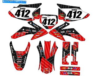 Graphics decal kit 2008-2014 CRF 230 F[XV[YbhZQOtBbNXLbgƃz_ƌ݊ 2008-2014 CRF 230 F RACE SERIES Red Senge Graphics Kit Compatible with Honda