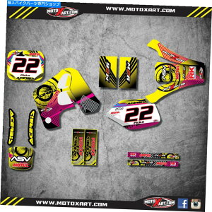 Graphics decal kit �z���_CR 80 1993-1995�t���J�X�^���O���t�B�b�N�L�b�g - �l�I���X�^�C���̃X�e�b�J�[ /�f�J�[�� HONDA CR 80 1993 - 1995 Full Custom Graphic Kit -NEON STYLE stickerd / decals�y���s�A���i�z