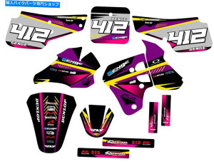 Graphics decal kit 1995-1999 RM 80�T�[�W�p�[�v���Z���Q�O���t�B�b�N�X�L�b�g�X�Y�L�ƌ݊��� 1995-1999 RM 80 SURGE Purple Senge Graphics Kit Compatible with Suzuki�y���s�A���i�z