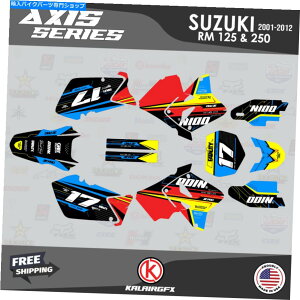 Graphics decal kit �X�Y�LRM125 RM250�̃O���t�B�b�N�L�b�g�i2001-2012�jRM 125 RM 250 Axis-Red Graphics Kit For Suzuki RM125 RM250 (2001-2012) RM 125 RM 250 Axis-Red�y���s�A���i�z