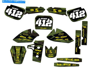 Graphics decal kit All Years RM 60 Apache Matte Green Senge Graphics KitƃXYLƌ݊ All Years RM 60 APACHE Matte Green Senge Graphics Kit Compatible with Suzuki