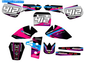 Graphics decal kit All Years rm 60 Surge Pink Sengeグラフィックスキットスズキと互換性 All Years RM 60 SURGE Pink Senge Graphics Kit Compatible with Suzuki