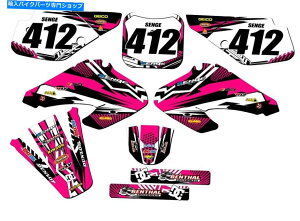 Graphics decal kit 2001-2003 XR 70 Mayhem Pink Senge Graphics Kit��Honda�ƌ݊��� 2001-2003 XR 70 MAYHEM Pink Senge Graphics Kit Compatible with Honda�y���s�A���i�z