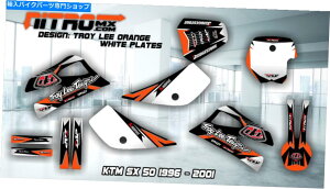Graphics decal kit KTM SX 50 SX50 1997 1998 1999 2000 2001 Motocross��Nitromx�O���t�B�b�N�L�b�g NitroMX Graphic Kit for KTM SX 50 SX50 1996 1997 1998 1999 2000 2001 Motocross�y���s�A���i�z