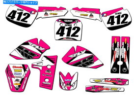 Graphics decal kit All Years RM 60 13フライピンクセンゲグラフィックスキットスズキと互換性 All Years RM 60 13 FLY Pink Senge Graphics Kit Compatible with Suzuki