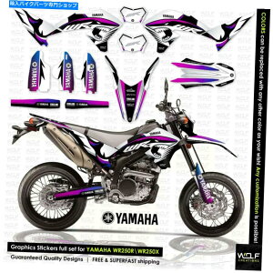 Graphics decal kit Yamaha WR250X WR250R All Years Graphics Kit Decals�X�e�b�J�[�t���L�b�g YAMAHA WR250X WR250R ALL YEARS GRAPHICS KIT DECALS STICKERS FULL KIT