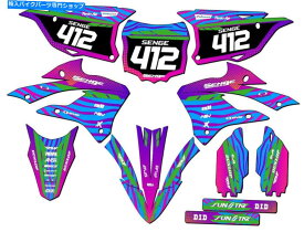 Graphics decal kit 2022-2023 KX 112 Tigre Pink Senge Graphics Kitと川崎と互換性 2022-2023 KX 112 TIGRE Pink Senge Graphics Kit Compatible with Kawasaki