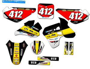 Graphics decal kit 2000 RM 80 Ricochet Black Senge�O���t�B�b�N�X�L�b�g�X�Y�L�ƌ݊��� 2000 RM 80 RICOCHET Black Senge Graphics Kit Compatible with Suzuki�y���s�A���i�z