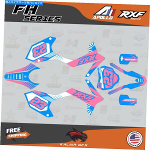 Graphics decal kit Apollo RXF FreeridẽOtBbNLbg150 190 FHV[Y - sN Graphics Kit for Apollo RXF Freeride 150 190 FH Series- Pink
