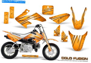 Graphics decal kit �z���_CRF 50�O���t�B�b�N�X�L�b�gcreatorx�f�J�[���X�e�b�J�[�R�[���h�t���[�W�����I�����W HONDA CRF 50 GRAPHICS KIT CREATORX DECALS STICKERS COLD FUSION ORANGE�y���s�A���i�z