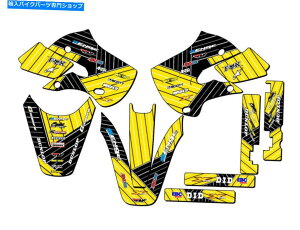 Graphics decal kit All Years RM 65[XV[YCG[ZQOtBbNXLbgXYLƌ݊ All Years RM 65 RACE SERIES Yellow Senge Graphics Kit Compatible with Suzuki