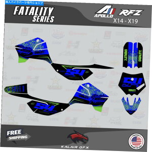 Graphics decal kit Apollo RFZ X4 X5 X6AX14?X19 FATALITY-GBp̃OtBbNLbg Graphics Kit for Apollo RFZ X4 X5 X6, X14 to X19 FATALITY-gb
