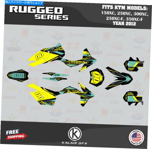Graphics decal kit KTM 150xcA250xcA300xcA250xc-fA350xc-f̃OtBbNLbgi2012j - eB[ Graphics Kit for KTM 150XC, 250XC, 300XC, 250XC-F, 350XC-F(2012)Rugged - Teal