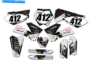 Graphics decal kit 2006-2012 SX 105[XV[YWhite Senge Graphics Kit KTMƌ݊ 2006-2012 SX 105 RACE SERIES White Senge Graphics Kit Compatible with KTM