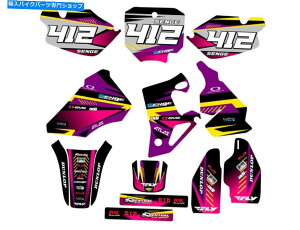 Graphics decal kit 1996-2002 cr 80�T�[�W�p�[�v���Z���Q�O���t�B�b�N�X�L�b�g�ƃz���_�ƌ݊��� 1996-2002 CR 80 SURGE Purple Senge Graphics Kit Compatible with Honda�y���s�A���i�z