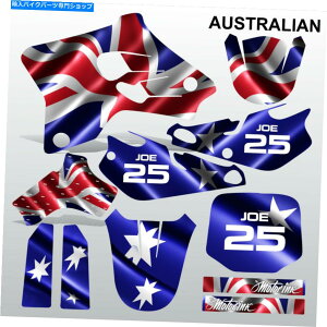 Graphics decal kit }nYZ 80 1993-2001I[XgÃgNX[VOfJ[ZbgMXOtBbNLbg Yamaha YZ 80 1993-2001 AUSTRALIAN motocross racing decals set MX graphics kit