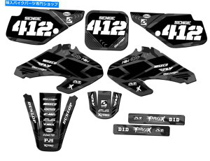 Graphics decal kit 2001-2003 XR 70 Apache Matte Grey Senge Graphics Kit��Honda�ƌ݊��� 2001-2003 XR 70 APACHE Matte Grey Senge Graphics Kit Compatible with Honda�y���s�A���i�z