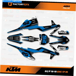 Graphics decal kit Blue Aero Racing Graphics Kit Fit 16-19 KTM SXF SX EXCfJ[XebJ[Lbg250 450 Blue Aero Racing Graphics Kit fit 16-19 KTM Sxf Sx Exc Decal Sticker Kit 250 450