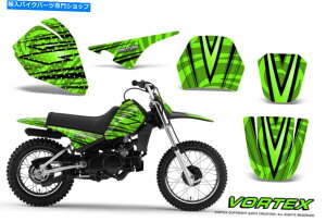 Graphics decal kit }nPW80OtBbNXLbgcreatorxfJ[XebJ[QΐF YAMAHA PW80 GRAPHICS KIT CREATORX DECALS STICKERS VORTEX BLACK-GREEN