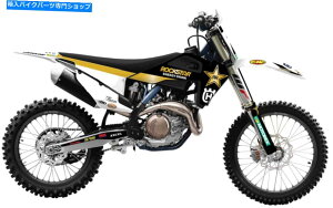 Graphics decal kit Factory Effex 2022`[GfBVRockstar HusqvarnaOtBbNLbg Factory Effex 2022 Team Edition Rockstar Husqvarna Graphic Kit
