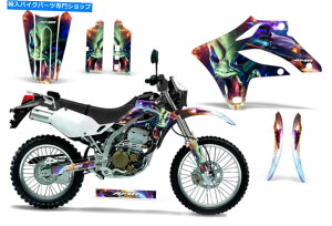 Graphics decal kit �_�[�g�o�C�N�O���t�B�b�N�X�L�b�g�f�J�[���X�e�b�J�[���b�v�J���T�LKLX250 04-07�v�f115 Dirt Bike Graphics Kit Decal Sticker Wrap For Kawasaki KLX250 04-07 ELEMENT 115