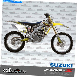 Graphics decal kit �O���t�B�b�N�f�J�[���X�e�b�J�[�X�Y�LRMZ 450 2008-2017�p�̃t���L�b�g GRAPHICS DECALS STICKERS FULL KIT FOR SUZUKI RMZ 450 2008-2017�y���s�A���i�z