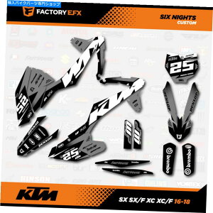 Graphics decal kit �O���[���[�V���O�O���t�B�b�N�X�L�b�g��KTM 16-18 SX SXF XC XCF 125 150 200 250 300 450�ɓK�����܂� Gray Racing Graphics Kit fits KTM 16-18 SX SXF XC XCF 125 150 200 250 300 450�y���s�A���i�z