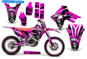 Graphics decal kit �t���O���t�B�b�N�X�L�b�g�z���_CRF250R 18-21 450R-RX 17-20�f�J�[���L�b�greaperv2�s���N Full Graphics Kit Honda CRF250R 18-21 450R-RX 17-20 Decal Kit ReaperV2 Pink�y���s�A���i�z