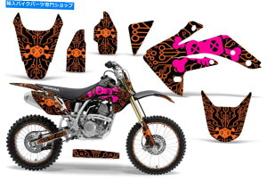 Graphics decal kit fJ[OtBbNLbgz_CRF150 R 07-16 CIRDUINBRKR ORANGE Decal Graphic Kit Honda CRF150 R 07-16 CircuitBRKR Orange