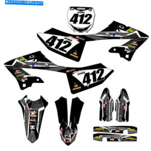 Graphics decal kit 2022-2023 YZ 125 Podium Black Senge Graphics Kit Yamaha�ƌ݊��� 2022-2023 YZ 125 PODIUM Black Senge Graphics Kit Compatible with Yamaha�y���s�A���i�z