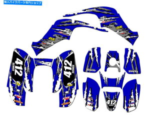 Graphics decal kit ׂĂ̔N50/90Vb_[u[ZQOtBbNXLbgdrrƌ݊ All Years 50/90 SHREDDER Blue Senge Graphics Kit Compatible with DRR
