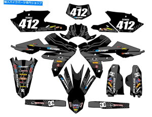Graphics decal kit 2016-2018 WR 450 F Yamahaƌ݊̂Black SengeOtBbNXLbg 2016-2018 WR 450 F MAYHEM Black Senge Graphics Kit Compatible with Yamaha