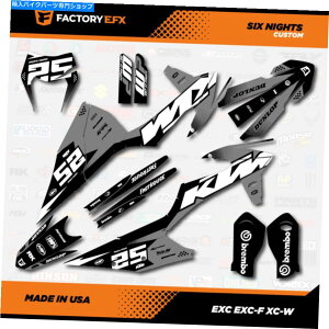 Graphics decal kit O[zCg[VOOtBbNLbgtBbgKTM 20-22 Exc Excf XCW 125 150 250 300 450 Gray White Racing Graphics Kit fit KTM 20-22 EXC EXCF XCW 125 150 250 300 450