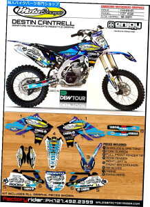 Graphics decal kit 2010-2013 Yamaha YZF 450 MOTO C MOTOCROSSOtBbN_[goCNOtBbNfJ[fR 2010-2013 YAMAHA YZF 450 Moto C Motocross Graphics Dirt Bike Graphic Decal Deco