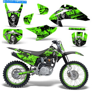 Graphics decal kit Honda CRF230F CRF150F�f�J�[���O���t�B�b�N�L�b�g�_�[�g�o�C�N�X�e�b�J�[���b�v2004-2007 REAP G Honda CRF230F CRF150F Decal Graphic Kit Dirt Bike Sticker Wrap 2004-2007 REAP G�y���s�A���i�z