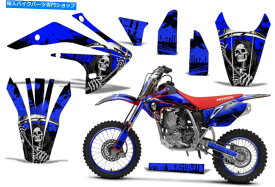 Graphics decal kit デカールグラフィックキットホンダCRF150 R 17-21 Reaperv2 Blue Decal Graphic Kit Honda CRF150 R 17-21 ReaperV2 Blue