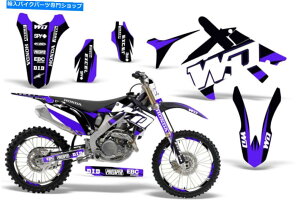 Graphics decal kit �t���O���t�B�b�N�X�L�b�g�z���_CRF250R 10-13 450R 09-12�f�J�[���L�b�gWD�p�[�v�� Full Graphics Kit Honda CRF250R 10-13 450R 09-12 Decal Kit WD Purple