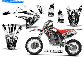 Graphics decal kit デカールグラフィックキットHonda CRF150 R 17-21 Reaperv2 White Decal Graphic Kit Honda CRF150 R 17-21 ReaperV2 White