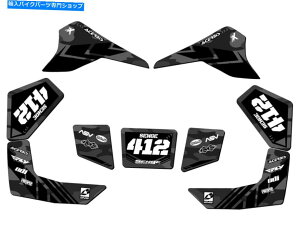Graphics decal kit ���ׂĂ̔NLT 80 Apache Matte Gray Senge Graphics Kit�ƃX�Y�L�ƌ݊��� All Years LT 80 APACHE Matte Grey Senge Graphics Kit Compatible with Suzuki�y���s�A���i�z