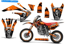 Graphics decal kit デカールグラフィックキットホンダCRF150 R 17-21 reaperv2オレンジ Decal Graphic Kit Honda CRF150 R 17-21 ReaperV2 Orange