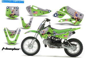 Graphics decal kit �J���T�LKLX 110 2002-2009 KX 65 2002-2018 Tbomb grn�̃f�J�[���O���t�B�b�N�L�b�g���b�v Decal Graphic Kit Wrap For Kawasaki KLX 110 2002-2009 KX 65 2002-2018 TBOMB GRN