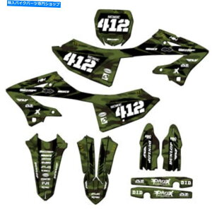 Graphics decal kit 2022-2023 YZ 250 2Xg[NApb`O[ZQOtBbNXLbg}nƌ݊ 2022-2023 YZ 250 2-STROKE APACHE Green Senge Graphics Kit Compatible with Yamaha