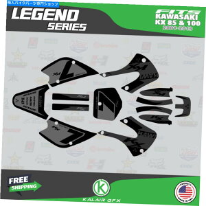 Graphics decal kit KX85 KX100̃OtBbNLbgi2001-2013jKX 85KX 100 Legend -Smoke Graphics Kit for Kawasaki KX85 KX100 (2001-2013) KX 85KX 100 Legend - Smoke