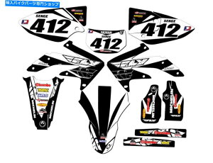 Graphics decal kit 2005-2007 CRF 450 x 13�t���C�u���b�N�Z���Q�O���t�B�b�N�X�L�b�g�ƃz���_�ƌ݊��� 2005-2007 CRF 450 X 13 FLY Black Senge Graphics Kit Compatible with Honda�y���s�A���i�z
