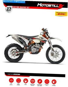 Graphics decal kit KTM EXC2012-2013 6日間のドイツグラフィックステッカーセット KTM EXC 2012 - 2013 SIX DAYS GERMANY GRAPHIC STICKER SET
