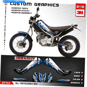 Graphics decal kit hOtBbNJX^rj[XebJ[Lbg}ngbJ[250gbJ[250 Waterproof Graphics Custom Vinyl Sticker Kit for Yamaha Tricker 250 Tricker250