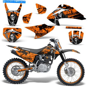 Graphics decal kit Honda CRF230F CRF150F�f�J�[���O���t�B�b�N�L�b�g�_�[�g�o�C�N�X�e�b�J�[���b�v2004-2007 REAP O Honda CRF230F CRF150F Decal Graphic Kit Dirt Bike Sticker Wrap 2004-2007 REAP O�y���s�A���i�z